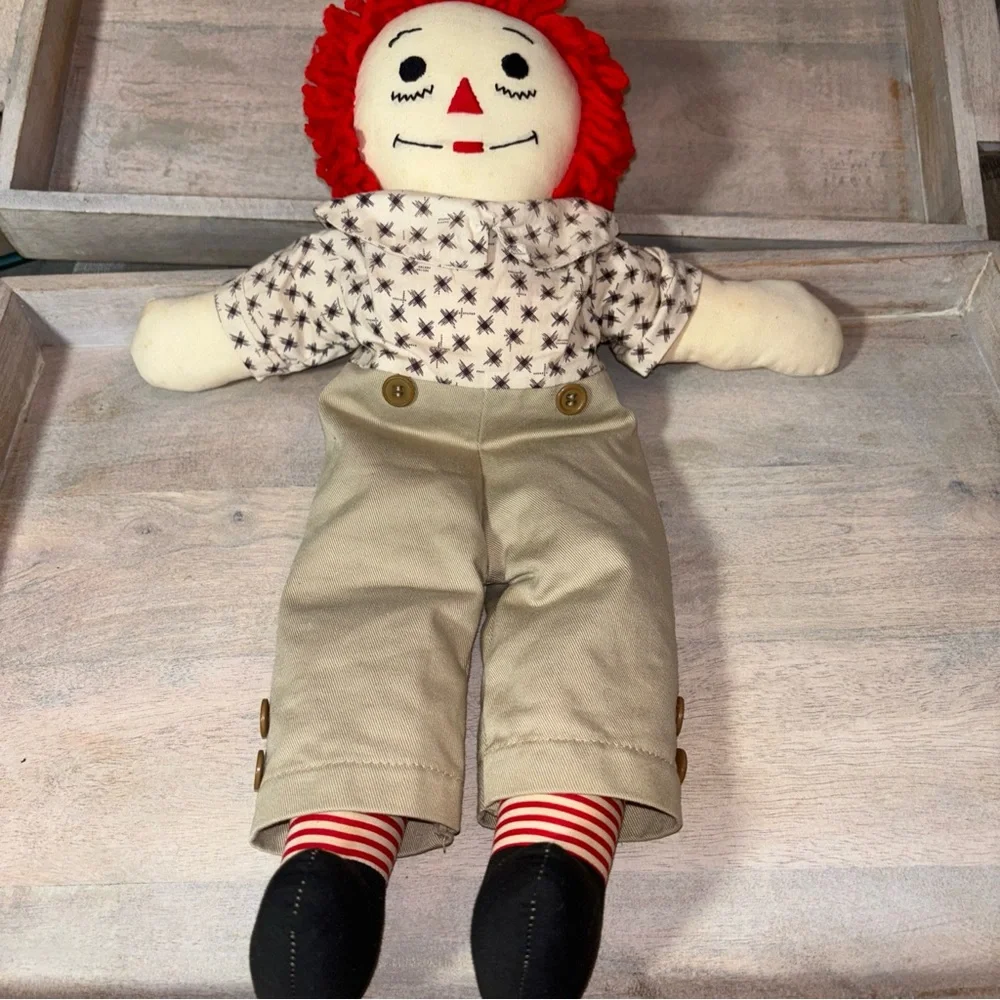 raggedy Andy vintage handmade  18 inches tall‎